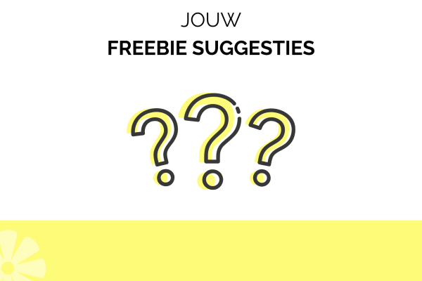 Freebie-Suggesties